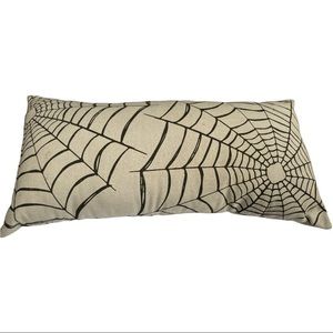 SPIDER Web - Halloween Accent Pillow